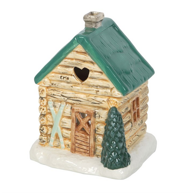 *Cabin Ski Chalet Ceramic Oil Burner (18/36)