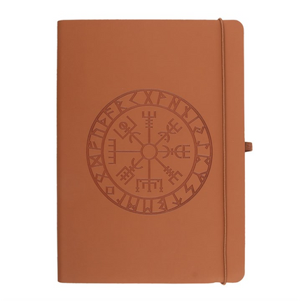 Viking Compass A5 Faux Leather Journal with Pen
