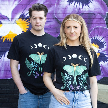 Luna Moth Unisex T-shirt Size XL