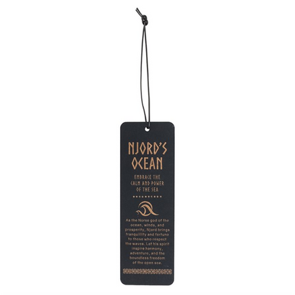 Njord's Ocean Wooden Bookmark