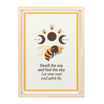 Bee Radiant Bee Framed Wall Art Print