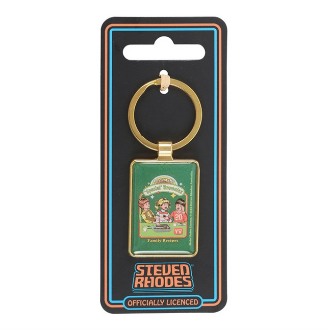 Let's Make Brownies Keyring by Steven Rhodes