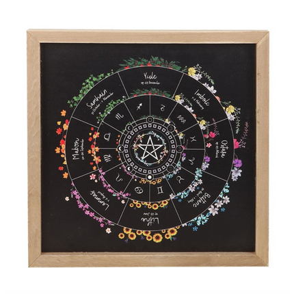 Wheel of the Year Framed Wall Art Print