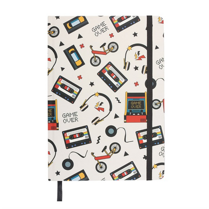 Retro 80s Print A5 Notebook