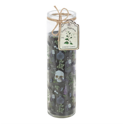 Poisonous Plants Deadly Nightshade Tube Candle