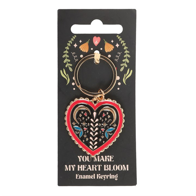Folk Heart Keyring