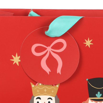 33cm Red Nutcracker Gift Bag