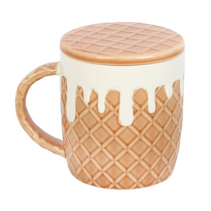 Waffle Mug and Coaster Set