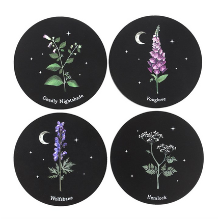 Poisonous Plants Coaster Set