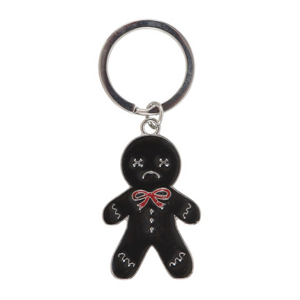 Spooky Gingerbread Man Keyring
