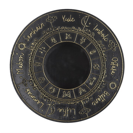 Wheel of the Year Tealight Candle Holder