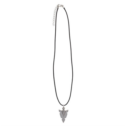 Arrowhead of Strength Viking Cord Necklace