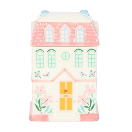 *Pastel House Shaped Ceramic Oil Burner and Wax Warmer(18/36)