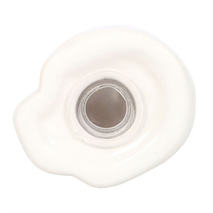 White Cat Shaped Salt and Pepper Shakers