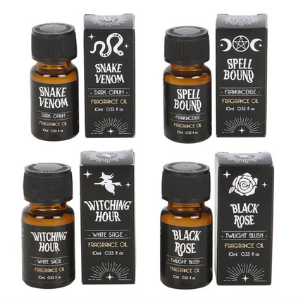 Set of 12 Midnight Rituals Fragrance Oils in Display