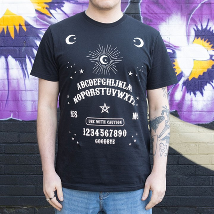 Black Talking Board Unisex T-shirt Size XXL