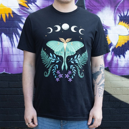 Luna Moth Unisex T-shirt Size XL