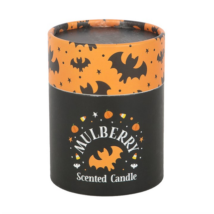 Bat Print Mulberry Candle