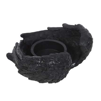 Raven Wings Tealight Candle Holder