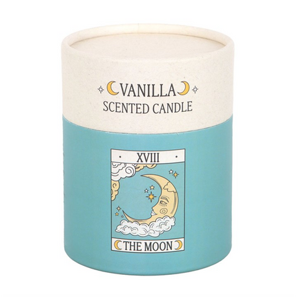 The Moon Vintage Tarot Vanilla Candle
