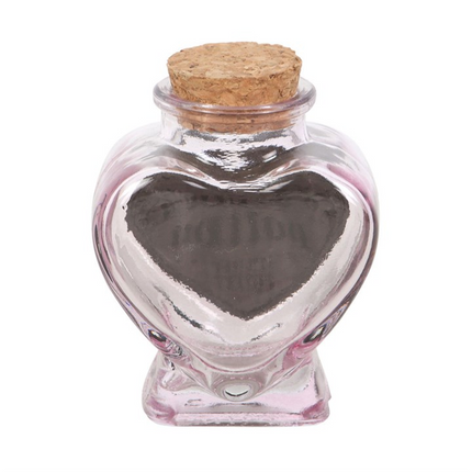 Love Potion Decorative Glass Heart Potion Bottle