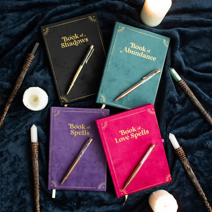 *Book of Shadows Journal with Black Obsidian Crystal Pen (12/24)