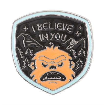 Bigfoot Enamel Pin Badge