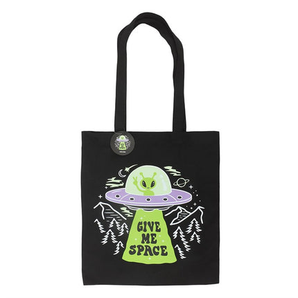 Give Me Space Alien UFO Tote Bag