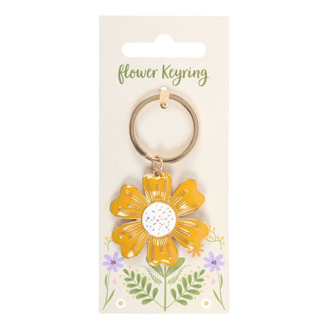 Yellow Daisy Keyring