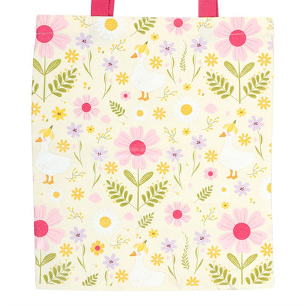 Daisy & Duck Print Tote Bag