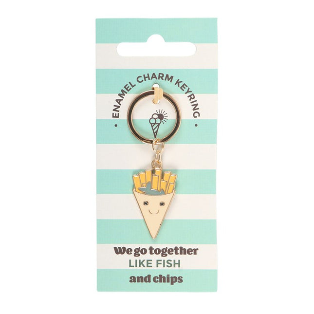 Fish and Chips Keyring