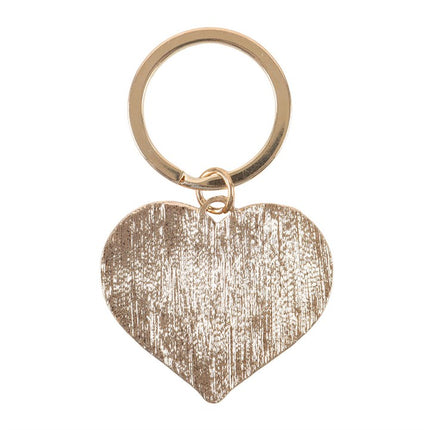 Pair of Soul Sisters Love Heart Keyrings