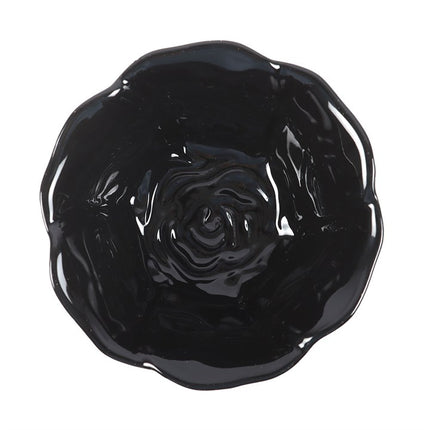 Black Rose Trinket Dish