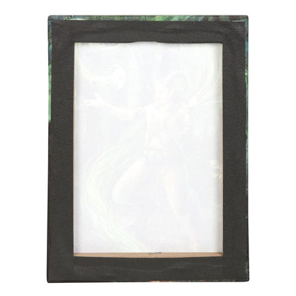 19x25cm Earth Element Wizard Canvas Plaque by Anne Stokes