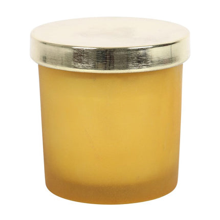 Solar Plexus Chakra Lemon Crystal Chip Candle