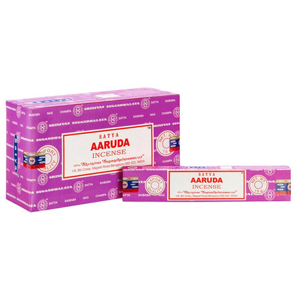 Set of 12 Aaruda Incense Sticks by Satya (12/50)