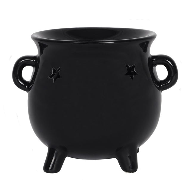 *Shiny Black Ceramic Oil Burner (12/24)