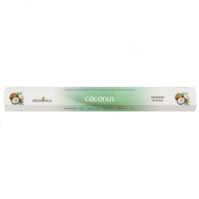 Set of 6 Packets of Elements Coconut Incense Sticks