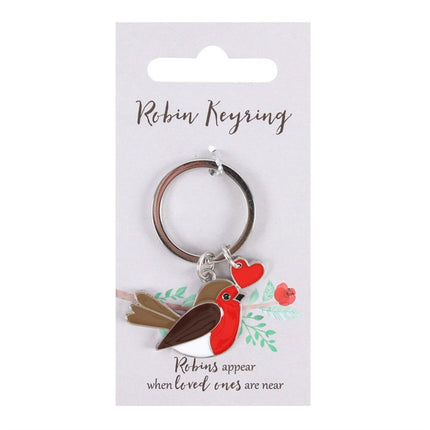 *Garden Robin Alloy Keyring (10/40)