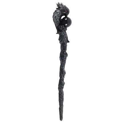 *Silver Raven Resin Wand (9/18)