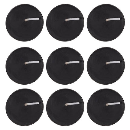 Pack of 9 Opium Scented Black Tealights