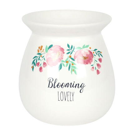 Large Blooming Lovely Wax Melt Burner Gift Set