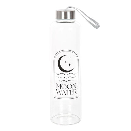 *Moon Water Glass Water Bottle (4/20)