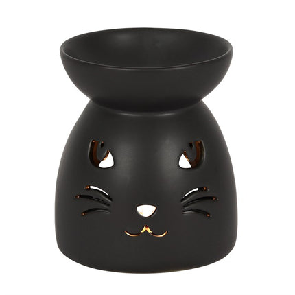 Black Cat Cut Out Oil Burner and Wax Warmer