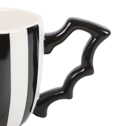 *Striped Ceramic Teacup (12/36)