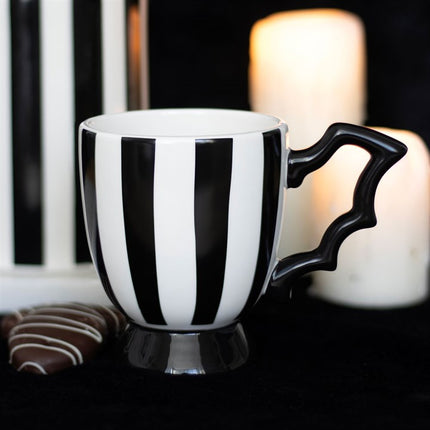 *Striped Ceramic Teacup (12/36)