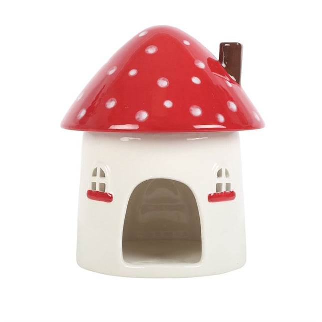 *Mushroom House Ceramic Oil and Wax Burner (6/12)