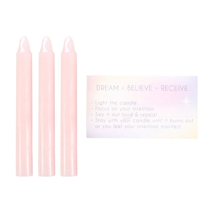 3 Manifestation Spell Candles in a Box