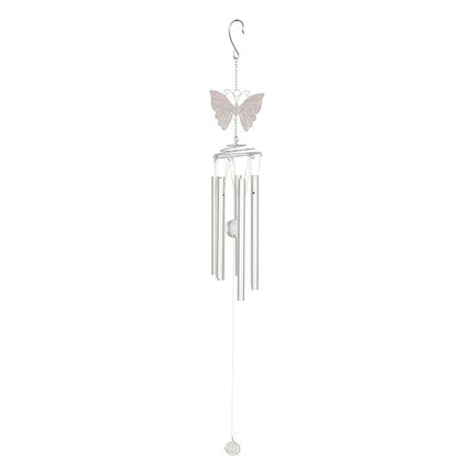 White Butterfly Windchime