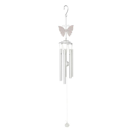 White Butterfly Windchime